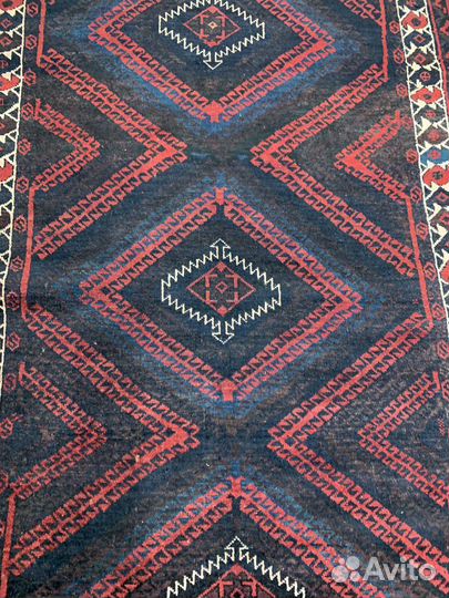 Ковер афганский ворсовый балуччи 244х212 см шерсть