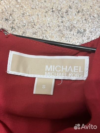 Michael kors платье шёлк