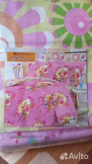 Детское постельное белье 1.5 спальный, новый