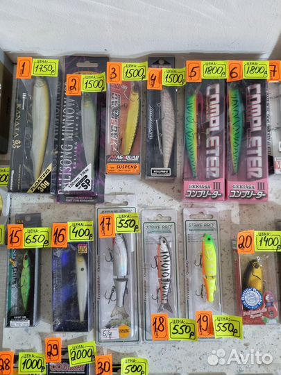 Воблера японские, блёсна летние