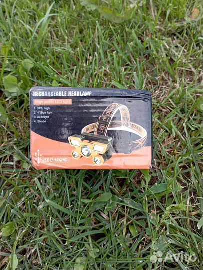 Налобный фонарь аккумуляторный