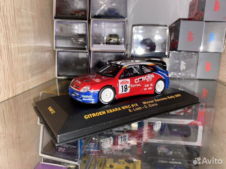 Citroen Xsara WRC Loeb 1:43 ixo models