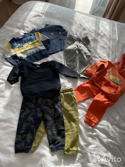 Детские вещи пакетом на мальчика 80 86