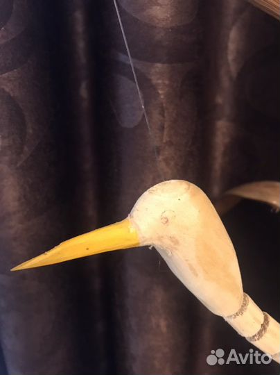 Птица из нат. материала (поделка)