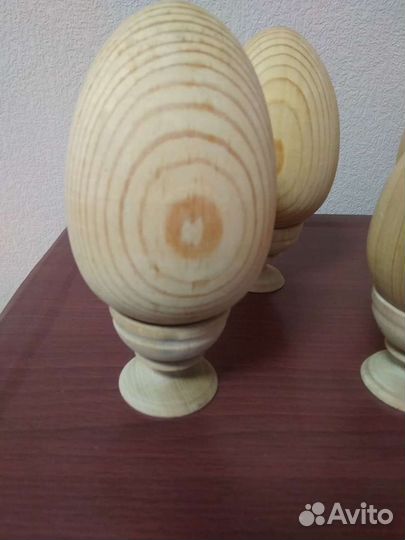 Яйцо с подставкой, заготовка из дерева
