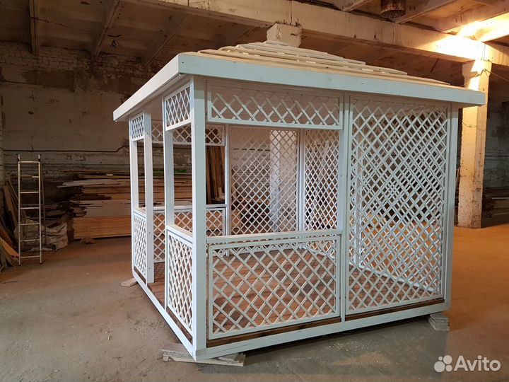 Беседка садовая из дерева