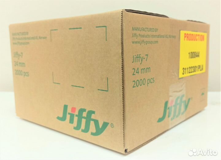 Кокосовые таблетки Jiffy,диаметр 45 мм,720 шт/кор