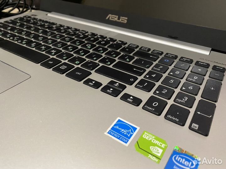 Алюминиевый Ноутбук Asus/SSD/i7/8GB