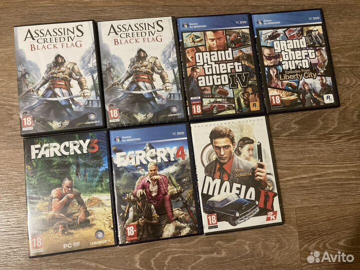 Новые игровые диски DVD диски для PC