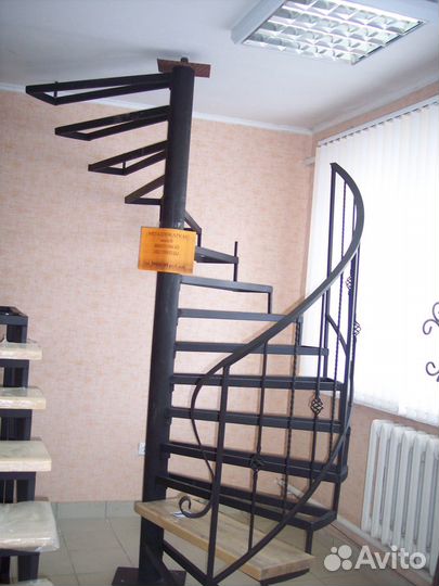 Лестница винтовая каркас