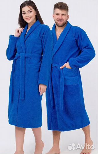 Новый Халат махровый унисекс банный домашний