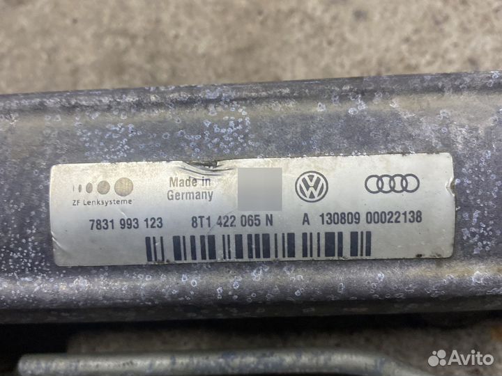 Рулевая рейка audi a5 a5 s4 s5