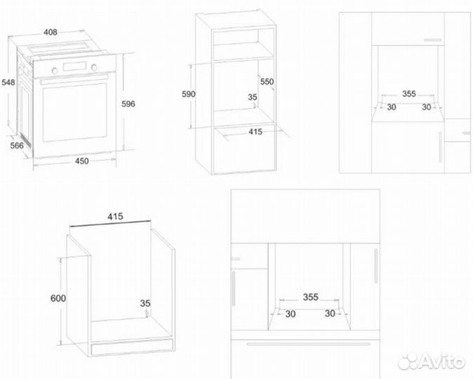 Духовой шкаф эл. simfer B4EW16017