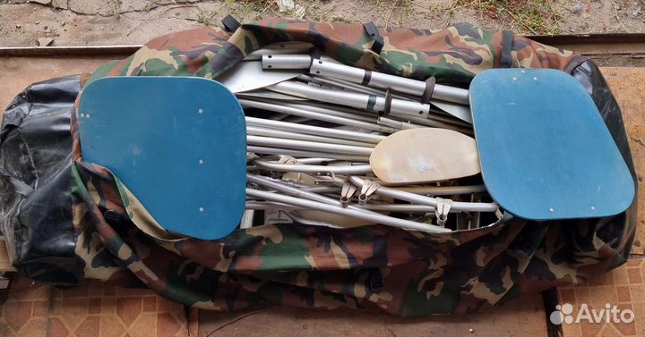 Каркас Байдарка Таймень-2 с вёслами