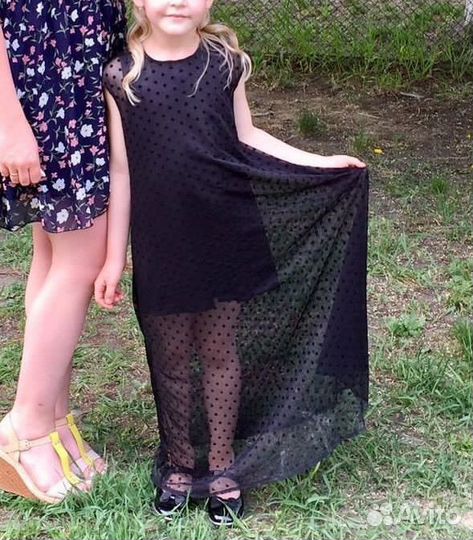 Платье для девочки Уэнсдей