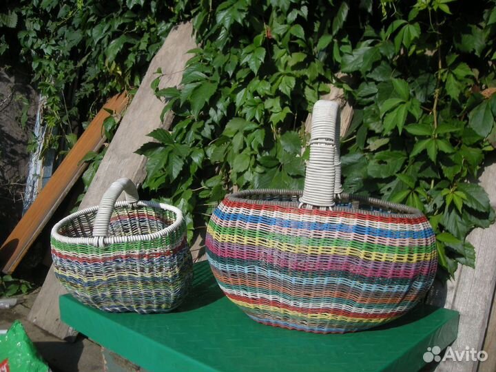 Корзинки СССР веселенькие из проволоки самовывоз