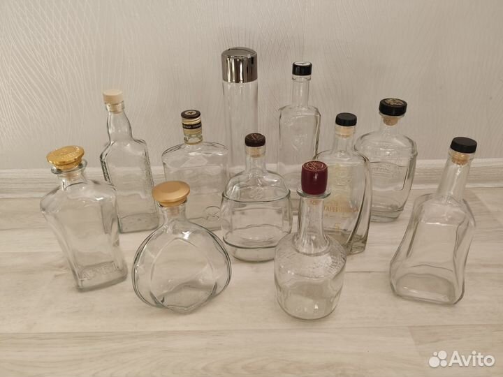 Бутылки под роспись стекло декупаж