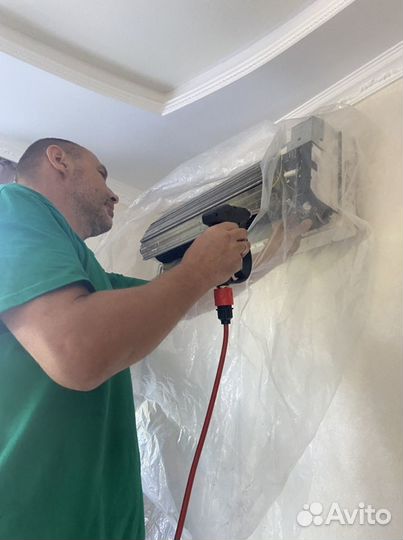 Чистка, заправка и ремонт кондиционеров