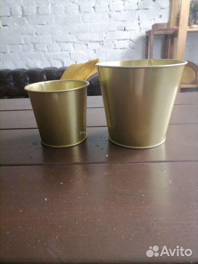 Кашпо металлической Икеа