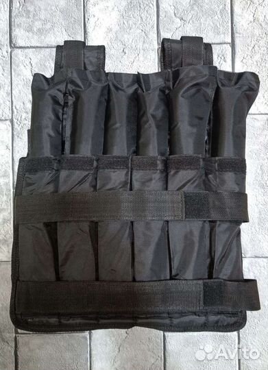 Жилет утяжелитель с грузом 18 кг в комплекте