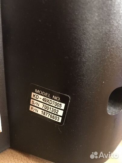 Телевизор sony 49 XD7005