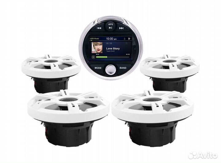 Морская акустика Marine Rocket MRH-301 (комплект 4