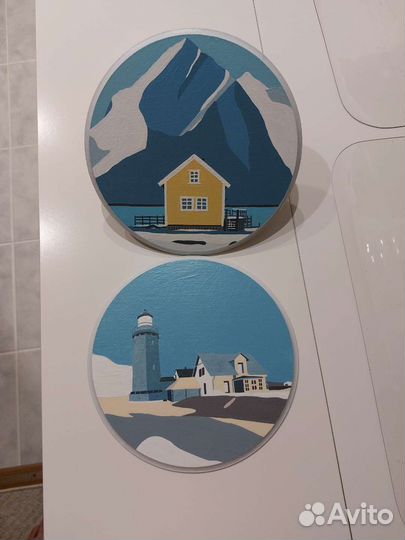 Картина в стиле сканди 2 шт