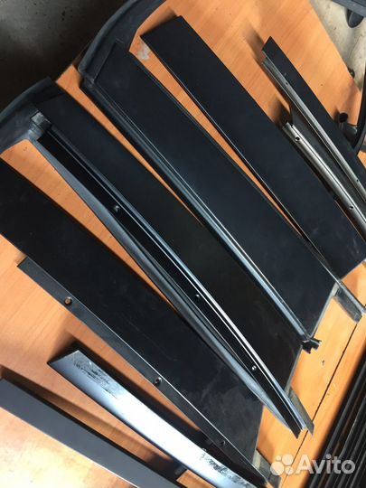 Bmw x3 e83 молдинги дверей стекол бархотки