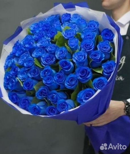 Синие розы с доставкой