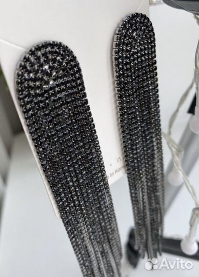 Серьги длинные