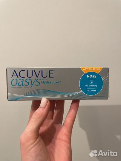 Линзы Acuvue Oasys Astigmatism +0.00 / -1.75 / 10