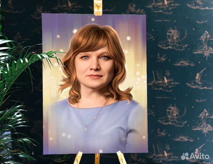 Портрет на холсте