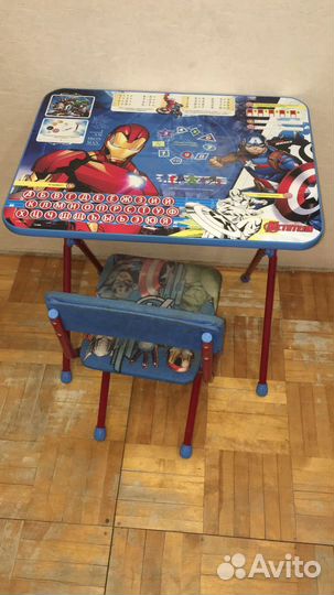 Детский письменный стол и стул nika