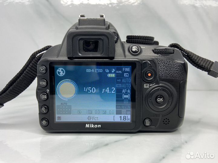 Зеркальный фотоаппарат Nikon D3100 + 18-55mm