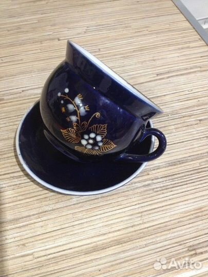 Синяя посуда