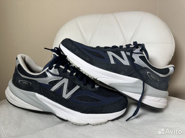 Кроссовки new balance 990V6 тёмно-синие