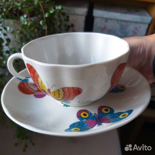 Чайная пара императорский фарфор ифз
