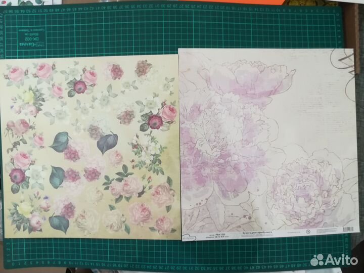 Бумага для скрапбукинга по листу 30х30