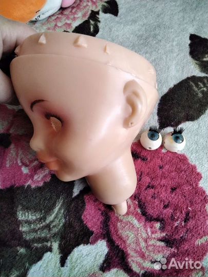 Голова куклы Лиля, с дефектами