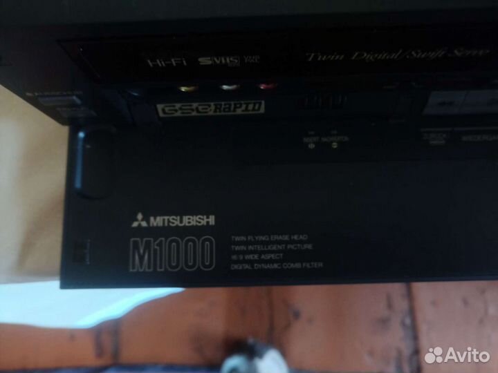 Видеомагнитофон mitsubishi HS-M1000G HI-FI S-VHS