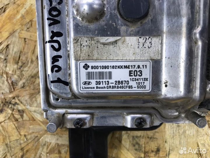 Блок управления двигателем Hyundai Solaris 1 седан