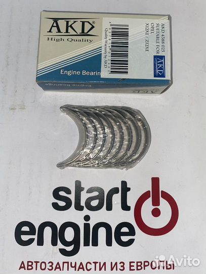 Вкладыши шатунные AKD A18XER STD
