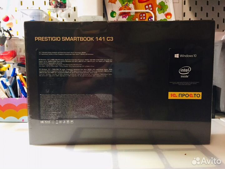 Ноутбук Prestigio SmartBook 141 C3 новый