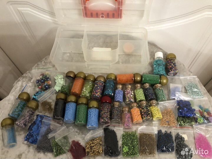 Бисер пакетом, набор для рукоделия