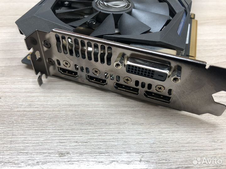 Видеокарта asus ROG strix GTX 1070 8gb
