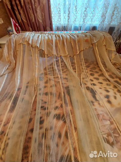 Тюль с ламбрекеном