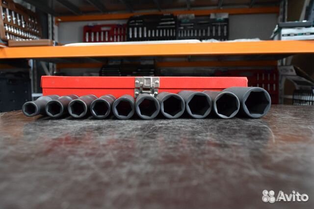 Набор головок торцевых 1/2