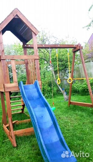 Детская деревянная площадка