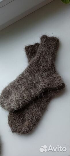 Носочки из собачьего пуха,очень теплые и мягкие