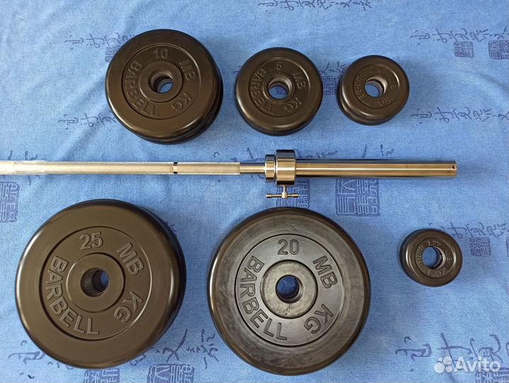 Олимпийская штанга 150кг MB Barbell Стандарт